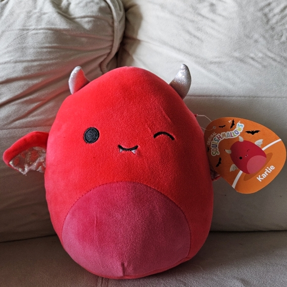 Squishmallows Toys New Karlie Red Devil Squishmallow Stuffed Animal